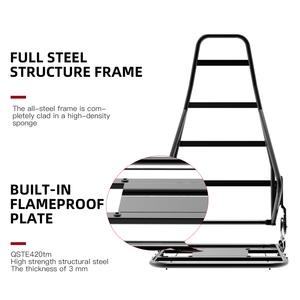 VICTORAGE PU Leather Home Seat Office Chair(Black)