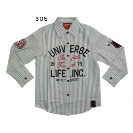 Lot Chemise Garçon "Universe" 2/6 ans Lot Chemise Garçon "Universe" 2/6 ans