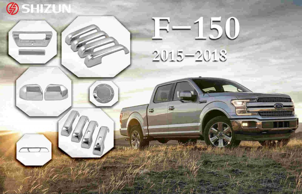 20152018 Ford F150 F150 Accessories Plastic Chrome