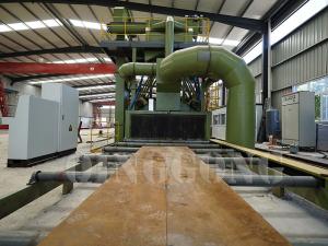 STEEL PLATE SHOT BLASTING MACHINE