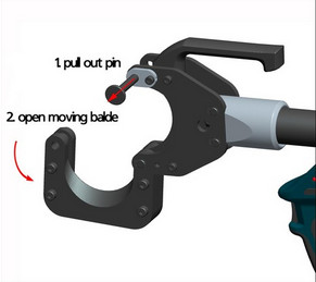 EZ-85 battery powered cable cutting tools