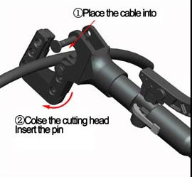 HZ-85 Hydraulic Cable Cutters with safety valve inside