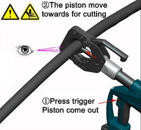 BZ-85 battery power wire cutter