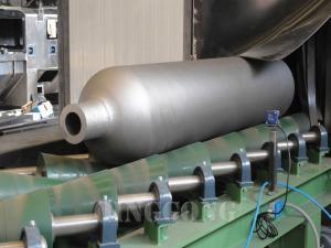 GAS CYLINDER SHOT BLASTING MACHINE