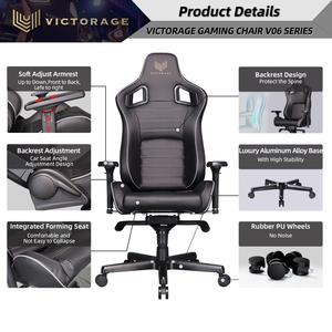 VICTORAGE Bravo Series PU Leather Luxury Office Chair Home Chair(carbon)