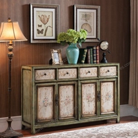 Antique furniture wholesaler antique wood cabinet with 4 drawer M-969