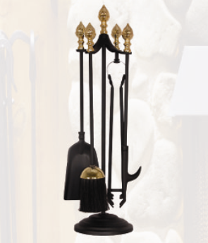 Iron Fireplace Tool Set