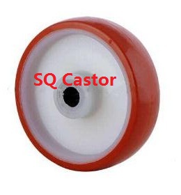 Polyurethane on polyamide 6 wheel