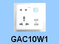 Wall power socket, plug-in, plug socket, power receptacle