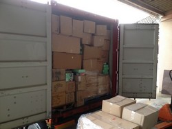 Stock de marchandise en destockage