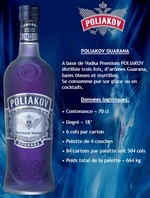 Lot de Vodka Aromatisée Poliakov