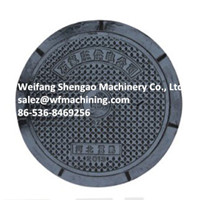 Customized Sand Casting Foundry Manhole Cover With Machining