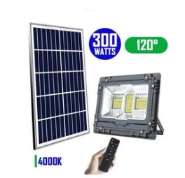 Projecteur LED solaire - Série WARRIOR - 500 Watts - Angle 120° - Lampe 39 x 30 x 8 cm...