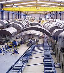 Ossature métallique pour cloison et plafond