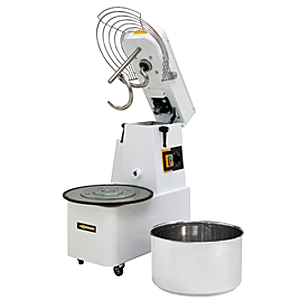 PÉTRIN À SPIRALE TÊTE RELEVABLE CUVE AMOVIBLE 32L
