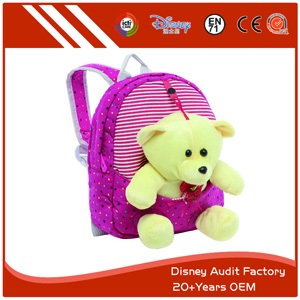 Plush Polar Bear Backpack