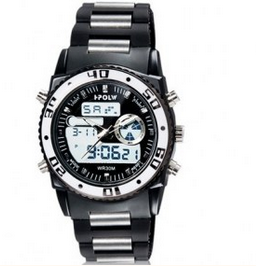 HPOLW 12583/Montre chrono pour homme etanche jusqu'a 30 metres