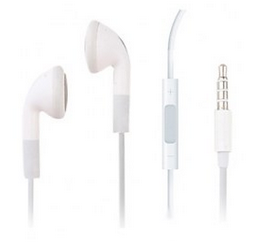 Grossiste, fournisseur et fabricant Ecouteurs blanc avec Microphone et Contrôle du Volu...