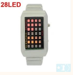Grossiste, fournisseur et fabricant lw19/montre led avec bracelet en acier argente