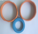 Silicone rubber seal
