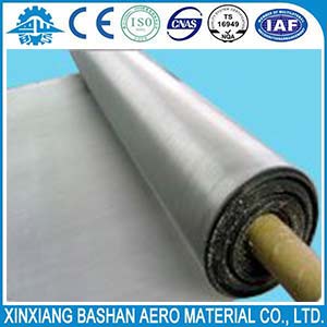 Stainless steel wire mesh 302、304、316、321、304L、316L etc. blue,black,red etc.