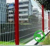 Selling pvc coated triangular bending fence for railway