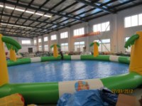 2014 China funny commercial inflatable water pool for kids