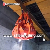 Electro-Hydraulic orange peel grab bucket for ship