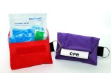 Premiers soins sauvetage jetable CPR masque avec CPR masque porte-clés sac