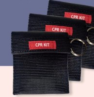 Logo personnalisé CPR respiration Obstacle masque Keychain unidirectionnel Valve avec...