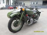 Classic Changjiang 750cc Motorcycle with Sidecar
