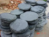 Black Slate Stepping Stone