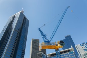 Grues relevable en Chine