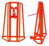 Large-scale cable drum jacks