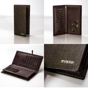 Cowhide Leather Suit Wallet