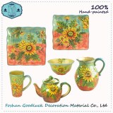 Style de style abstrait Crafed Vente en gros de vaisselle en céramique