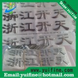 3D Soft PVC Label/Logo name plate Soft Flexible Plastic Silver/Gold car Sticker PVC Tag...