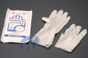 Haute qualité Gants d'hôpital stérile, Latex gants chirurgicaux en poudre Sans latex Ga...