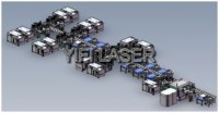 Complete tab cylinder battery assembly welding laser welding machine automatic line