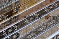 Stainless steel with laser pattern decor trim,tile trim,strip