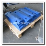 UHMWPE protection en plastique durable visage face pad