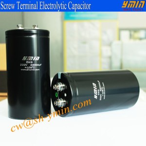 Industry Capacitor Screw Lead Electrolytic Capacitor RoHS Compliant