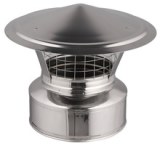 Chapeau pare-pluie pour le cheminée