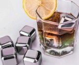 Stainless steel ice cubes,whiskey stones for cool drinking