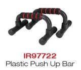 Bars Push-Up Vine avec mousse rembourrée Grips, Noir