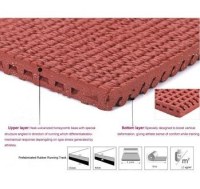 Caoutchouc préfabriqué Piste D'athlétisme