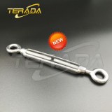 316 Stainless Steel M5 Mini Wire Rope Eye And Eye European Type Industrial Forged Turnb...