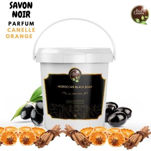 SAVON NOIR PARFUM CANNELLE - ORANGE