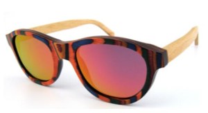 Lunettes de soleil en bois Lunettes polarisées Revo