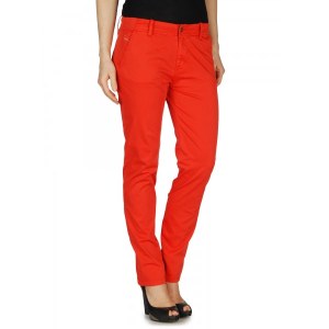 LOT 6 PANTALONS DIESEL "DETTA 00CSR8" ROUGE